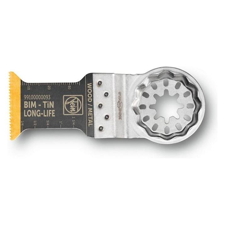 Fein E-Cut Long-Life-Sägeblatt mit Titanbeschichtung (1 St.), Länge 50 mm, Breite 35 mm, VE 1 St, Aufnah (99100000093)