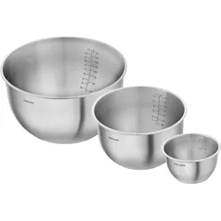 Fresh & Save Schalen-Set, Edelstahl, 3 St.