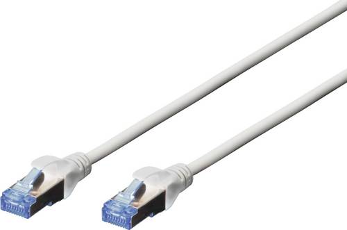 Digitus DK-1531-010 RJ45 Patchkabel CAT 5e SF/UTP 1.00 m Grau 1 St.