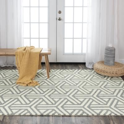NAVATEXTURA Ellis Geometric Hand-tufted Wool Rug