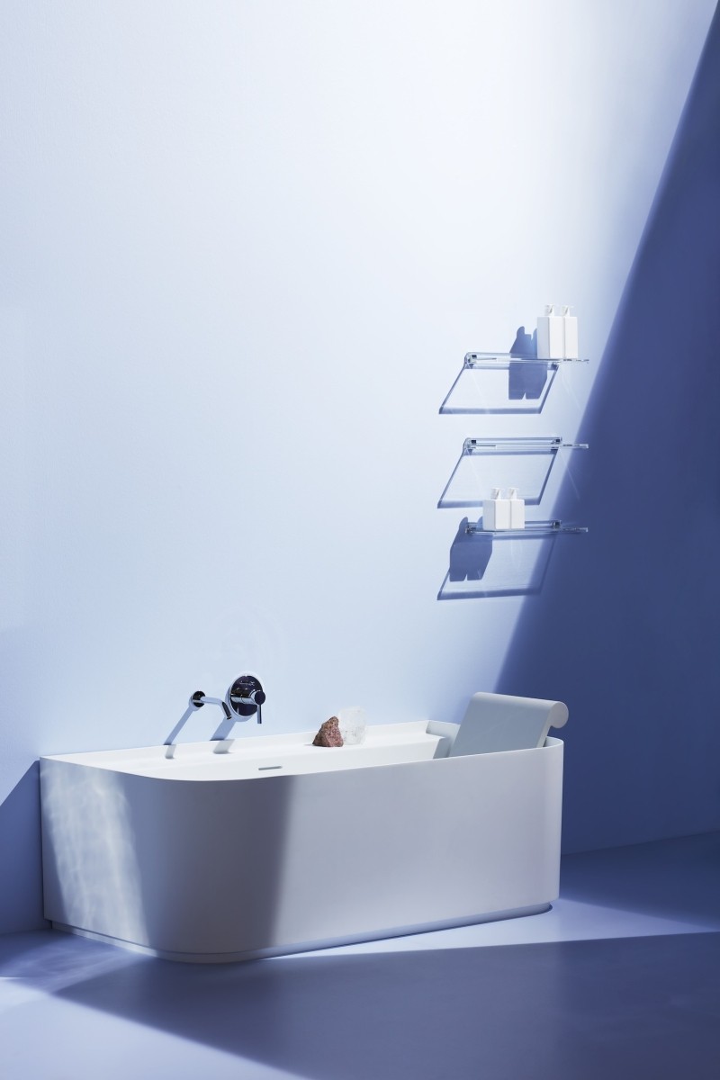 LAUFEN Badewanne Sonar 1600x815x535mm mit Schürze Mineralwerkstoff Sentec weiss, H2203470000001 H2203470000001