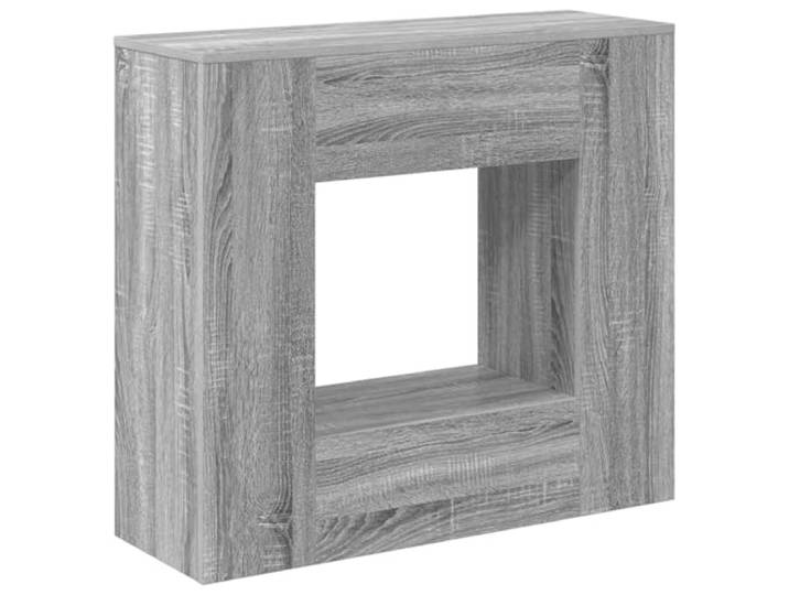 XHNIFBN Konsolentisch 82x29x74 cm Holzwerkstoff Beistelltisch Flur Kompakter Ablagetisch aus Holzwerkstoff für Flur und Schlafzimmer mit Regalfächern und Schubladen für Ordnung.