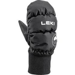 LEKI Kinder Fäustel Ki Little Eskimo Mitt Short, Größe 1.0 in Schwarz Schwarz