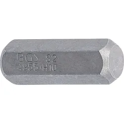 BGS Bit Antrieb Außensechskant 10 mm (3/8") Innensechskant 10 mm - 4955