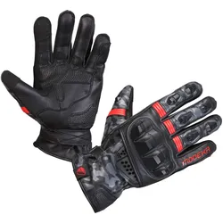 Modeka Valyant Motorradhandschuhe - schwarz-rot - 9