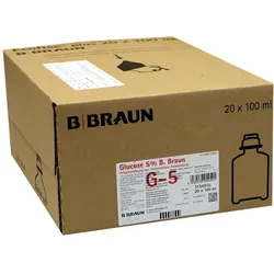 Glucose 5% B.braun Ecoflac Plus 20X100 ml