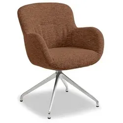 Segmüller Werkstätten Stuhlsessel Tilda01 Stoff Braun