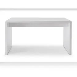 SalesFever Schreibtisch 160x70 cm | MDF | B 160 x T 70 x H 75 cm | Weiß
