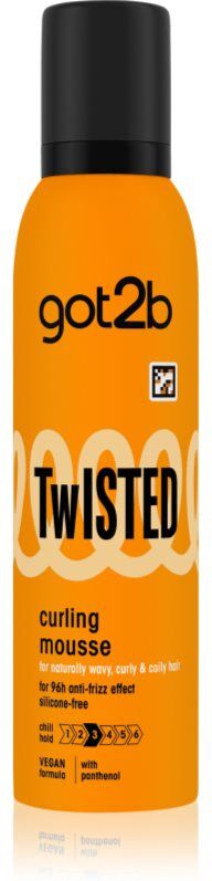 got2b Curlz Twisted Haarschaum zur Definition von welligem Haar 250 m