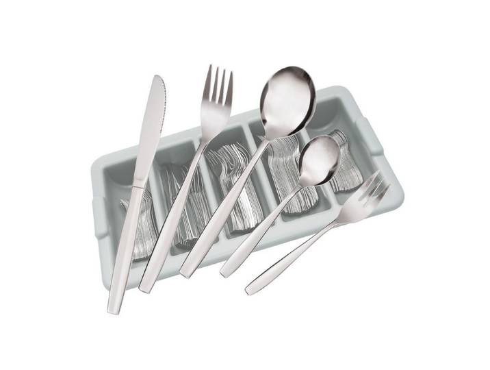 GRÄWE Besteck-Set (200-tlg), 40 Personen, Edelstahl, Besteckkasten 200-teilig für 40 Personen