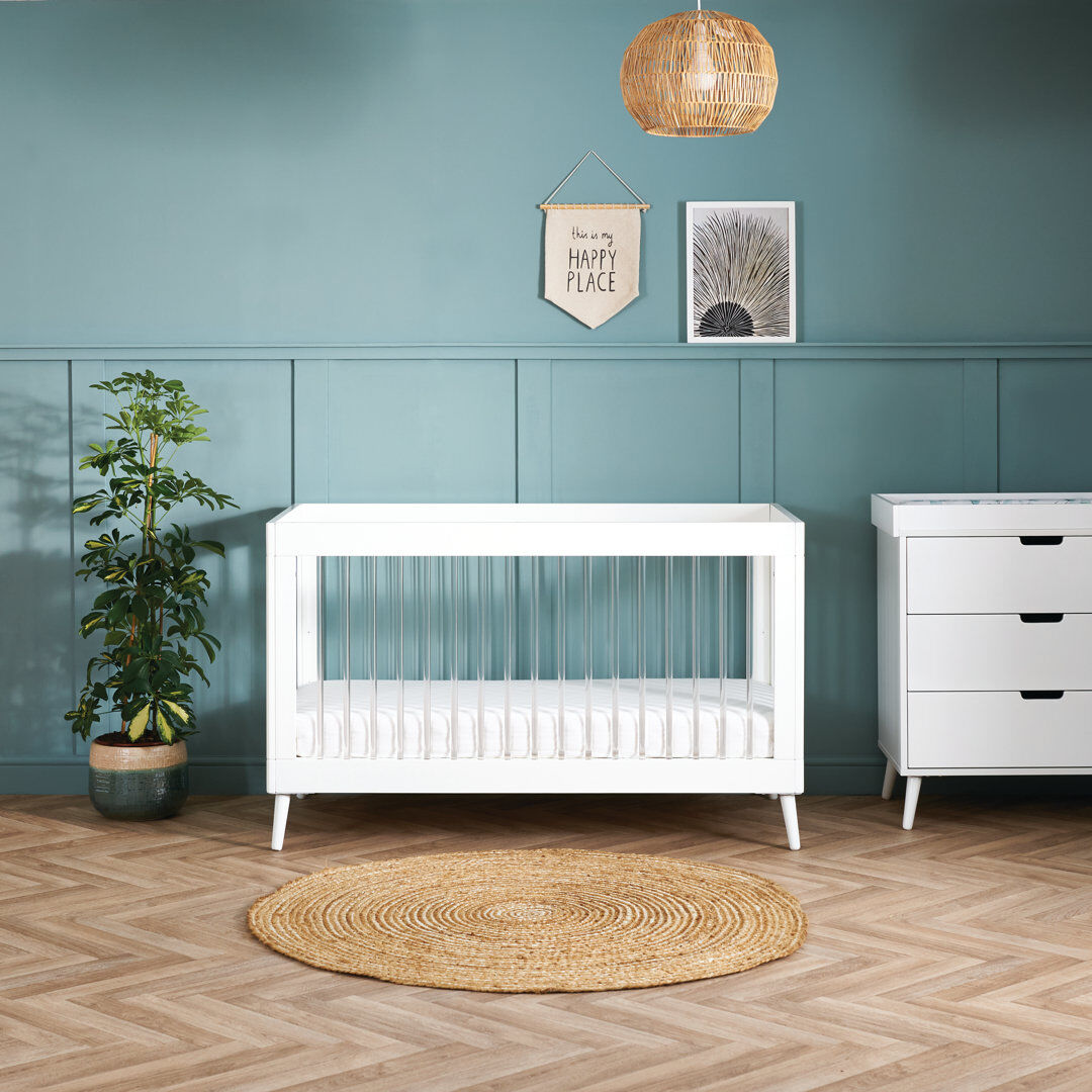 Obaby Maya Cot Bed White Standard