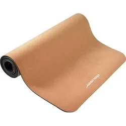 DEUSER Yoga-Matte (TPE) - kork/grau, Größe ONE SIZE in Braun Braun