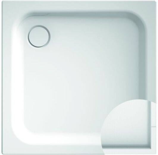 Bette Supra Rechteck-Duschwanne m. Wannenträger 5820T, 80x80x6,5 cm weiß, 5820-000T 5820-000T