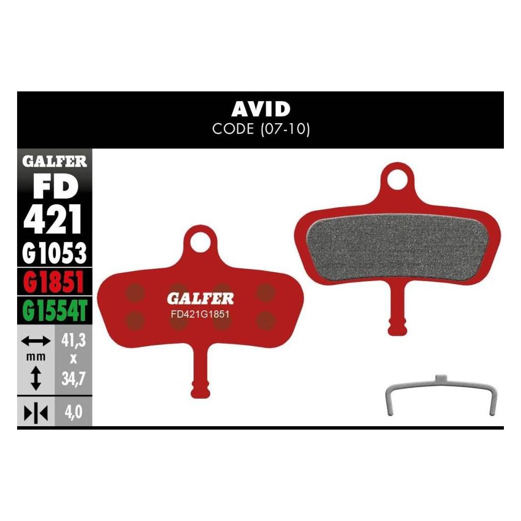 Galfer Bike Advanced Bremsbeläge (Avid, SRAM, Semi-Metallisch) (FD421G1851)