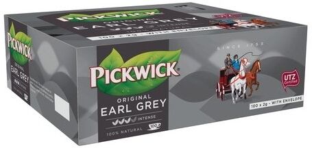 Pickwick Earl Grey Te, 100 Breve