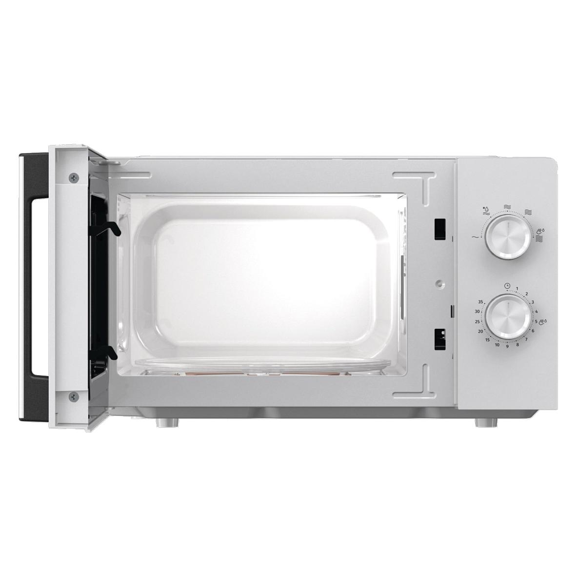 Gorenje MO20E1WH Microwave Oven, Free Standing, Capacity 20 L, Power 800 W, No Display, White (20 l) (MO20E1WH)