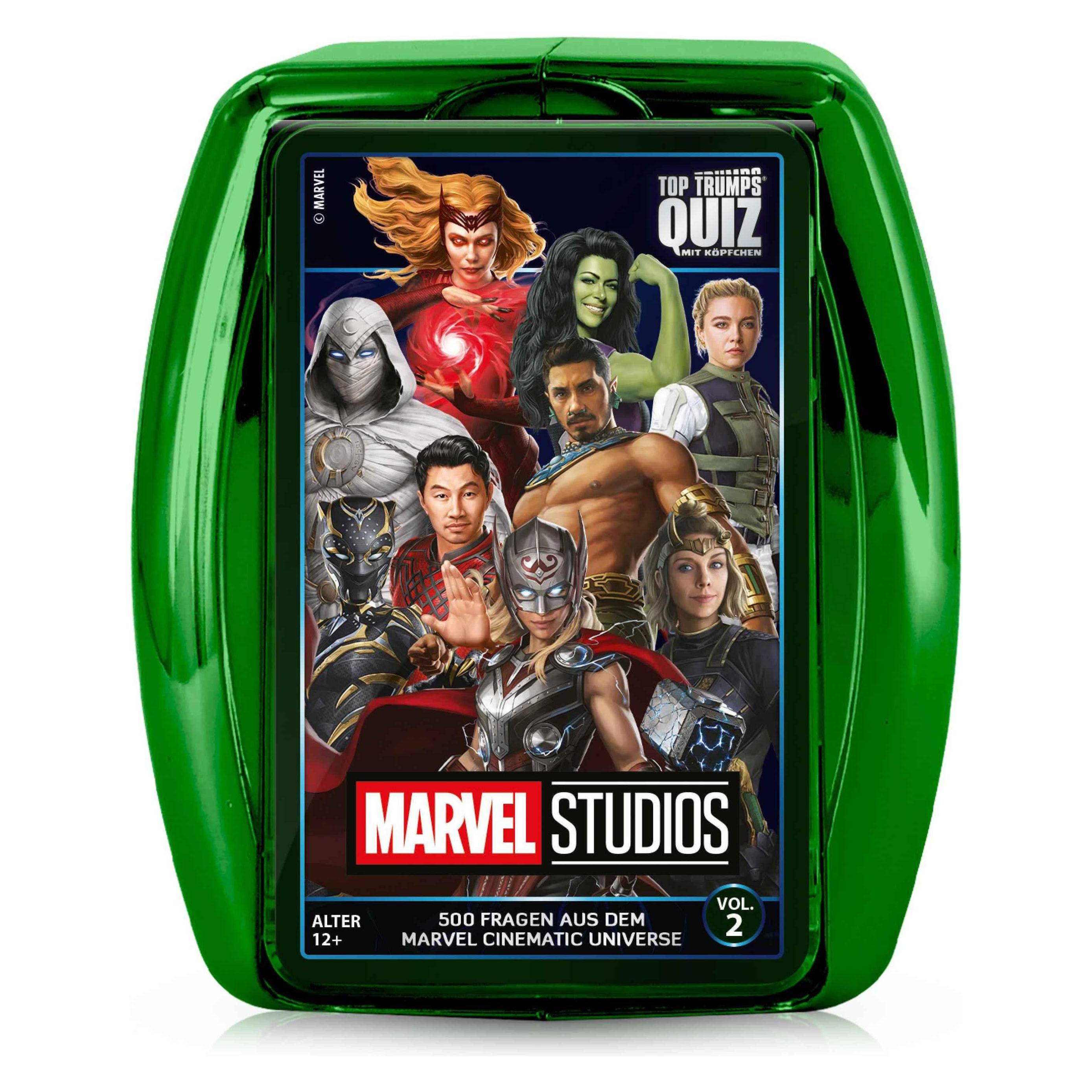 Winning Moves Top Trumps Quiz - Marvel Vol. 2 (Deutsch, 2 - 10 Spieler) (WIN57943)