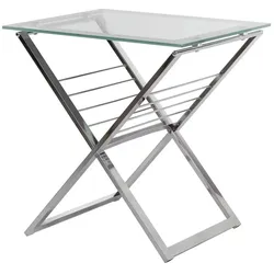 Beistelltisch  Arabella , transparent/klar , Maße (cm): B: 42 H: 52