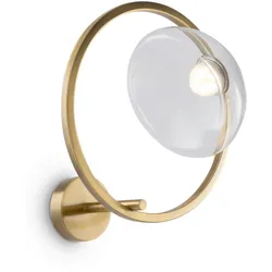 Wandleuchte Lunare Messingfarben max. 5 Watt Wandlampe