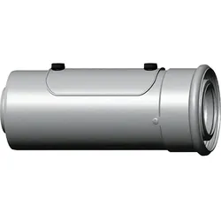 Wolf Cob Luft-/Abgasrohr 2651729 DN 60/100, 250 mm, steckbar, mit Revisionsöffnung, weiß