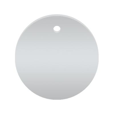 Werkzeugmarken blanko, Edelstahl geschliffen, Ø 30 mm, 25 Stück/VE