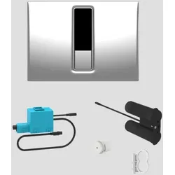 SANIT Betätigungsplatte Ineo Bright Infrarot chrom Batterie