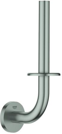 Grohe Essentials WC-Reservepapierhalter 40385DC1 supersteel, Wandmodell, verdeckte Befestigung