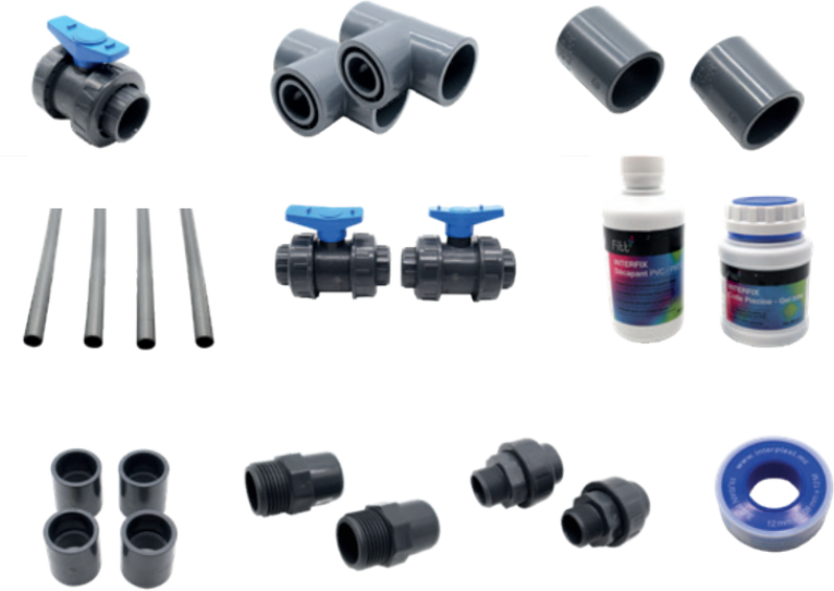 Kit By-Pass Poolex Spawer 50 mm
