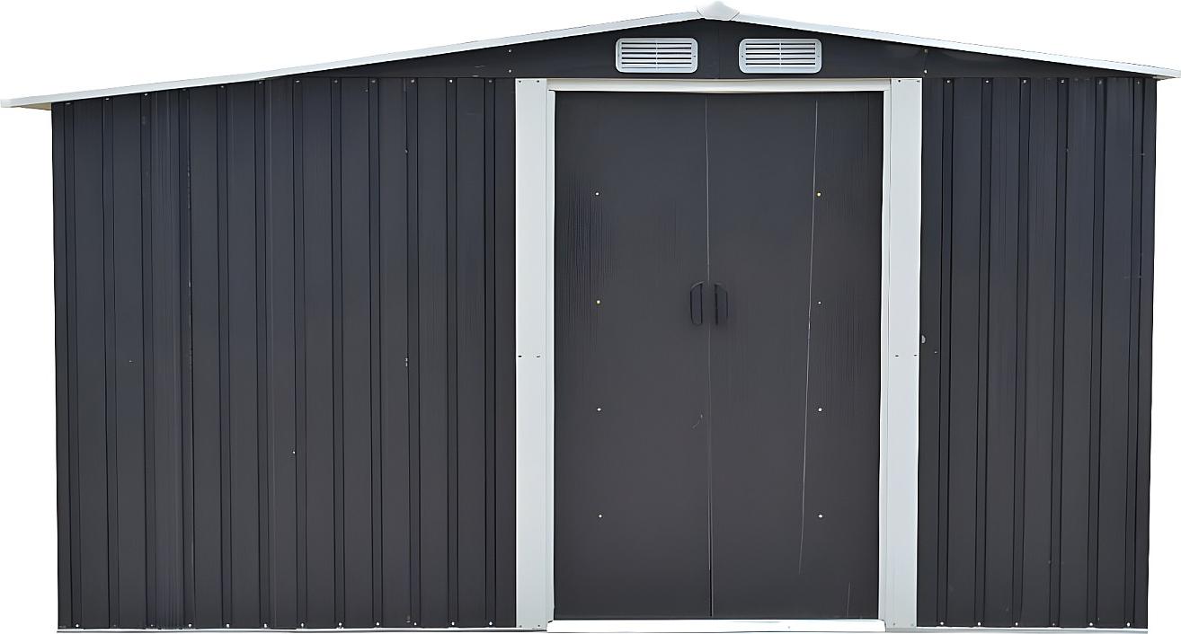 Gerätehaus Gartenhaus - 10,5 m² - Stahl - LERY