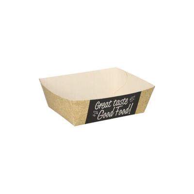 PAPSTAR 500 Pommes-Frites-Trays "pure" 3,5 cm x 7 cm x 9 cm "Good Food" klein