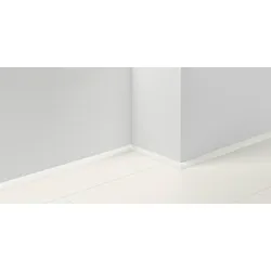Parador Viertelstab Sockelleiste Dekorfolie Weiß Grundiert D004 2200x20x14 mm