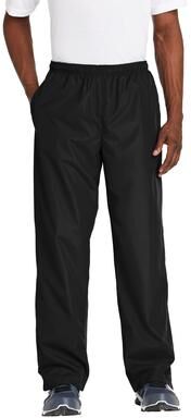 Sport-Tek PST74 Wind Pant in Black size Medium   Polyester
