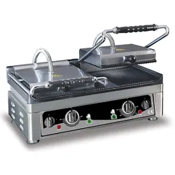 CombiSteel Kontaktgrill, Doppelt, Gerillt/Gerillt