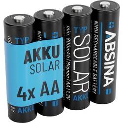 Absina Mignon (AA)-Akku NiMH 1.2 V 4 St. 401032-4