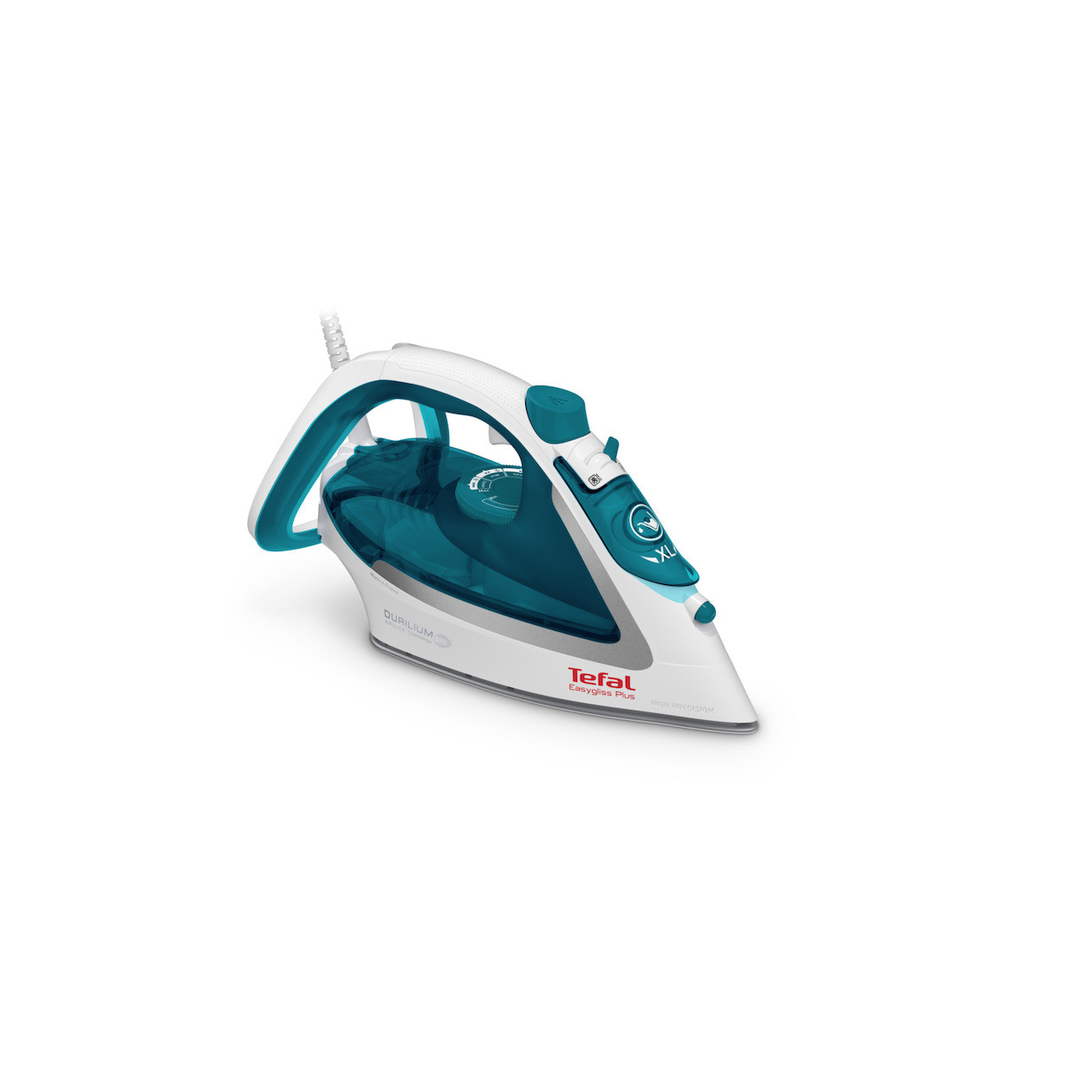 Tefal EasyGliss Plus FV5718 Stoomstrijkijzer - Turquoise/Wit - 2400 W
