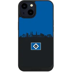 Nivocase Handyhülle für Apple iPhone 14 Hülle NIVOpure Case Schwarz HSV Hamburg Skyline (Apple iPhone 14), Smartphone Hülle, Schwarz