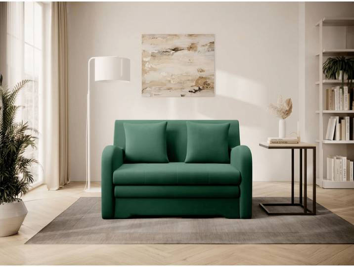 Ausziehbares 2-Sitzer-Sofa ARIO NUBE, dunkelgrün