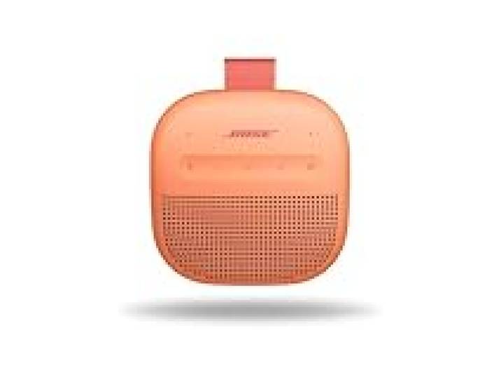 Bose SoundLink Micro (2e gén) Enceinte Portable, Enceinte d’extérieur sans Fil avec Jusqu’à 12h d’autonomie, étanche à l’Eau et étanche à la poussière, Pêche Orangée - Édition limitée