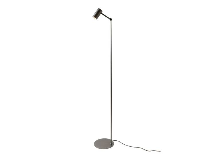 Lampadaire métal argent 22x22x134cm