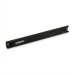 Relaxdays Magnetleiste 3er Set, je 30 cm lang, Stahl, Messerhalter für Werkzeug & Messer, an die Wand schrauben, schwarz