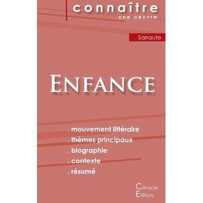 Fiche de lecture Enfance de Nathalie Sarraute (Analyse littéraire de référence et résumé complet), Taschenbuch von Nathalie Sarraute, Les éditions du