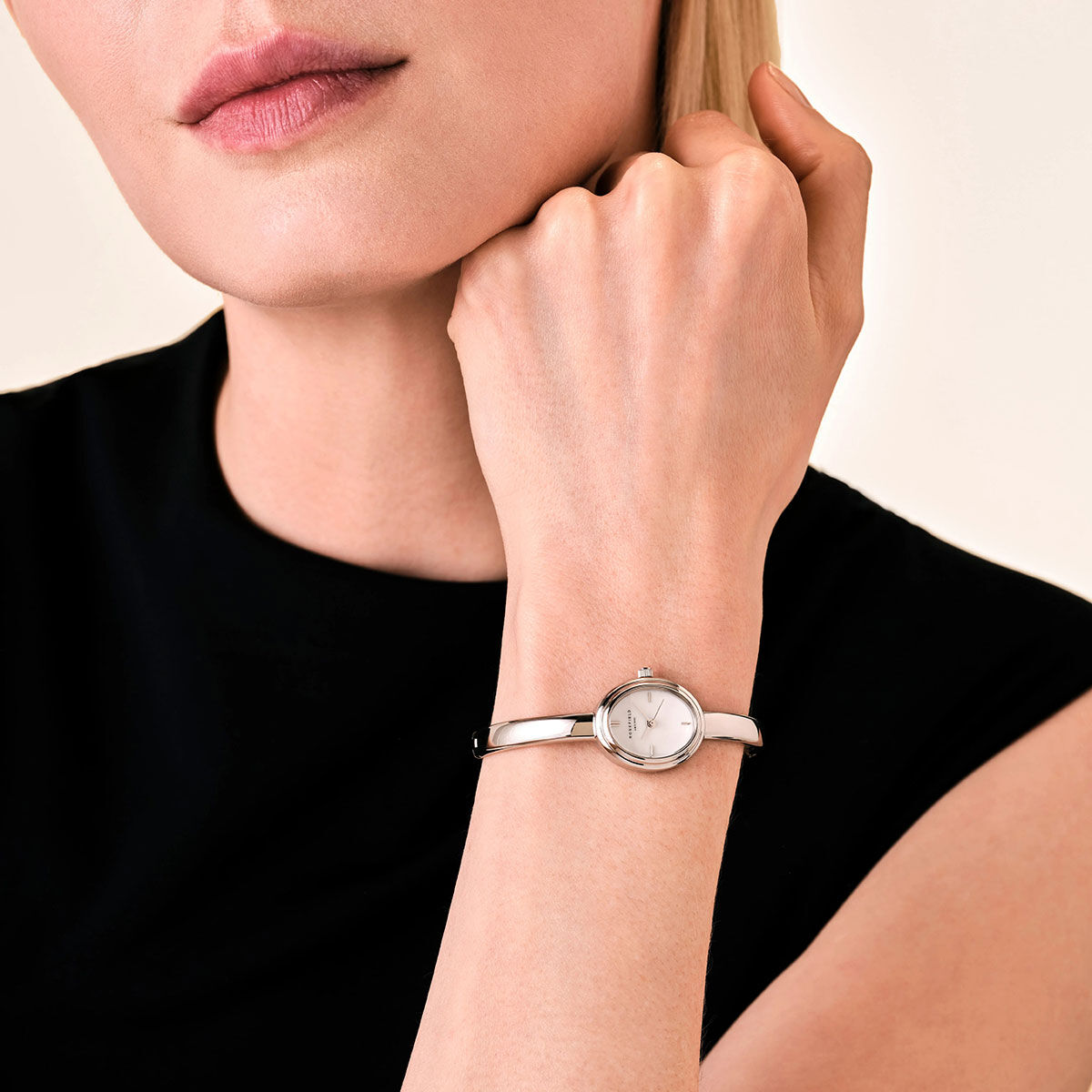 Rosefield Bangle White Silver STWSSS-ST07