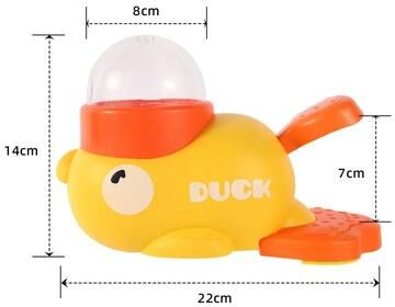 Inspire Essentials Interactive Dog Treat Dispenser Toy With Slow Feeder Design yellow