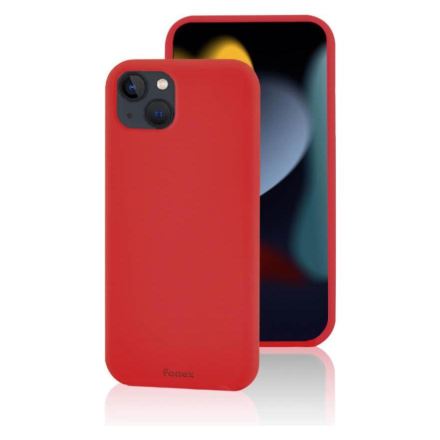 Fongex iPhone 14 Plus - Pure Touch Silikonhülle rot (Apple iPhone 14 Plus) (PRT1604R)