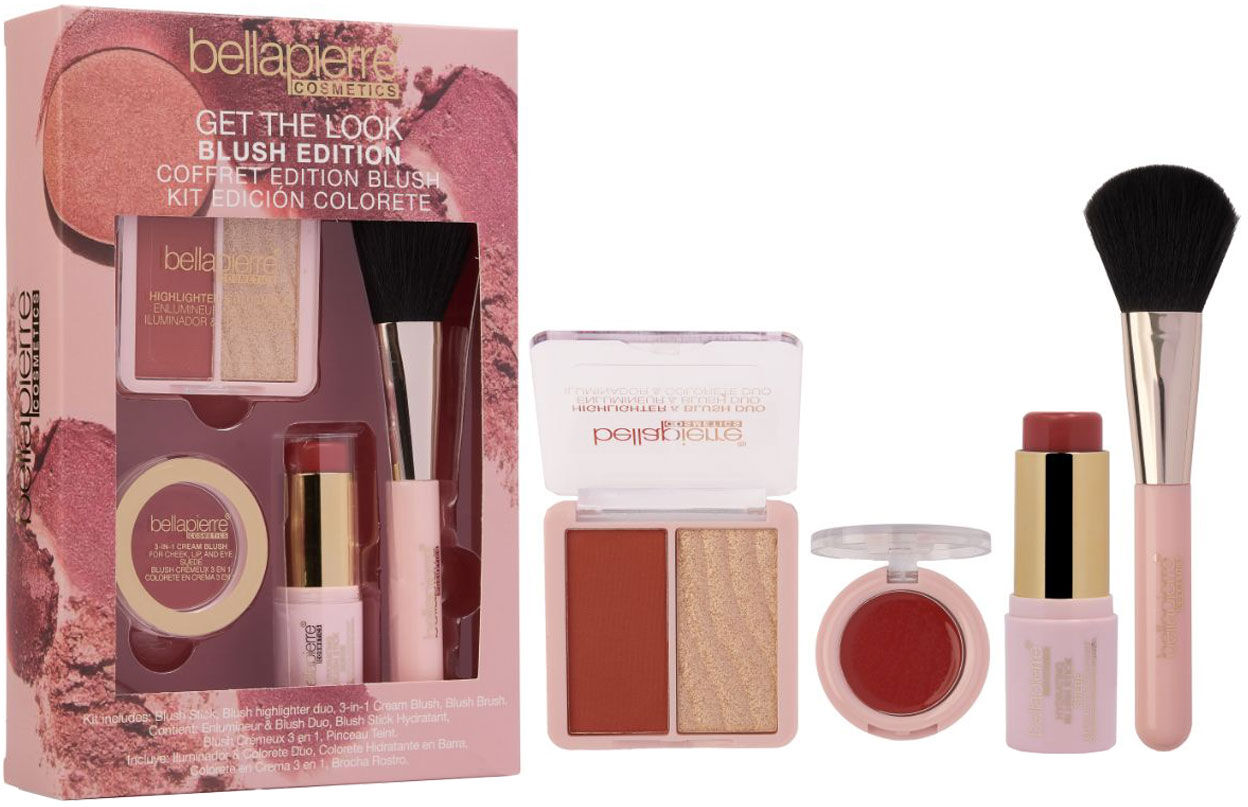 BELLAPIERRE Get The Look Blush Edition Suede Gift Set