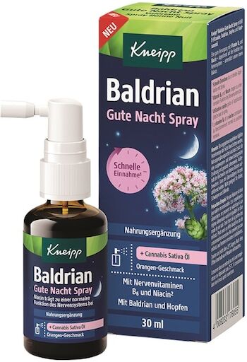Kneipp Gesundheit NahrungsergaenzungsmittelBaldrian Gute Nacht Spray 30 ml (233,00 € / 1 l)