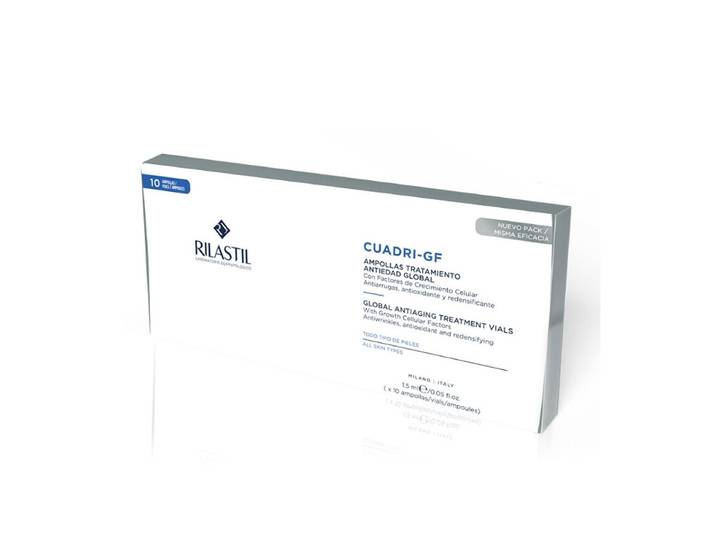 Rilastil MULTIREPAIR CUADRI-GF antioxidant ampullen 10 stuks
