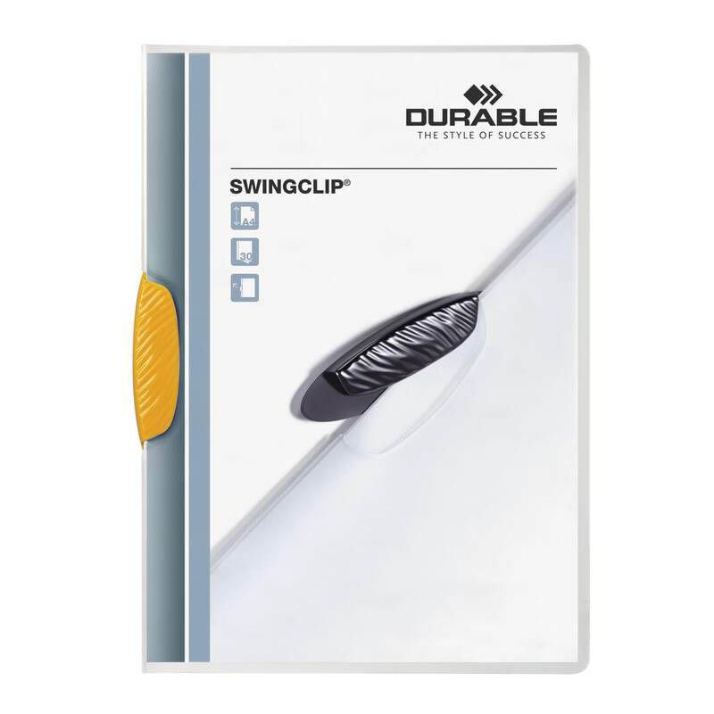 DURABLE 25 Klemmhefter SWINGCLIP gelb