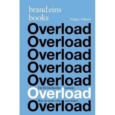 Overload, Gebundene Ausgabe von Holger Volland, Brand eins books, 978-3-9892801-4-4