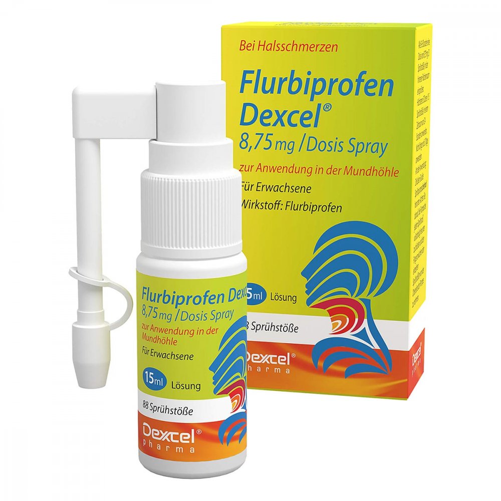Dexcel Pharma GmbH Flurbiprofen Dexcel 8,75 Mg/dos.spray Mundhöhle 16398128